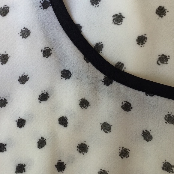 BCBG Polka Dot Mini Dress with Lace Trim Women’s size 0 - Picture 8 of 10